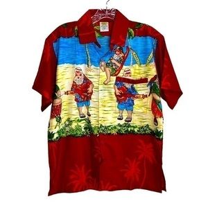 Rima Imar Tropical Santa Christmas Shirt